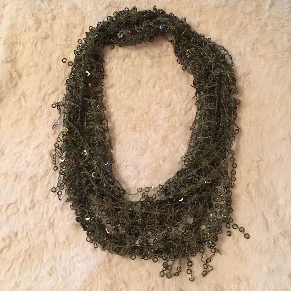 Green scarf